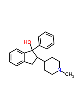 2-(1-Methyl -4-piperidyl )-1-phenyl -2,3-dihydroinden-1-ol Structure,20845-59-4Structure