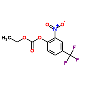 Carbonic acid ethyl 4-trifluoromethyl -2-nitrophenyl ester Structure,20852-49-7Structure