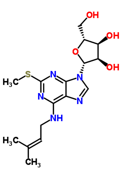 2-Methylthio-n-6-isopentenyladenosine Structure,20859-00-1Structure