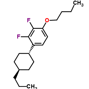 2,3-Difluoro-4-(trans-4-propylcyclohexane)butoxybenzene Structure,208709-55-1Structure