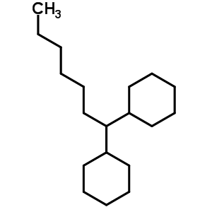 Cyclohexane,1,1-heptylidenebis- Structure,2090-15-5Structure