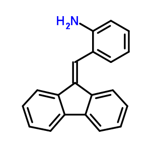 Benzenamine,2-(9h-fluoren-9-ylidenemethyl)- Structure,2090-73-5Structure