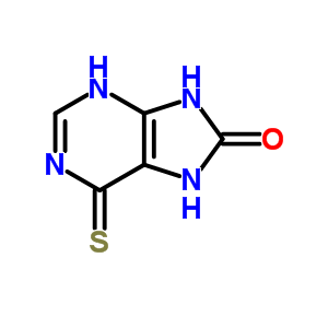 8H-purin-8-one,1,6,7,9-tetrahydro-6-thioxo- Structure,20917-46-8Structure