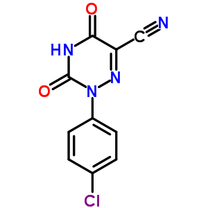 2-(4-Chlorophenyl)-3,5-dioxo-2,3,4,5-tetrahydro-1,2,4-triazine-6-carbonitrile Structure,20932-04-1Structure