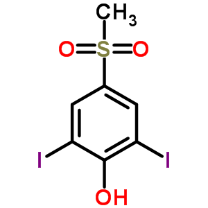 2,6-Diiodo-4-(methylsulfonyl)-phenol Structure,20951-03-5Structure