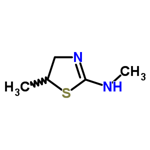 N,5-dimethyl-4,5-dihydro-1,3-thiazol-2-amine Structure,21018-31-5Structure