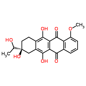 7-Deoxy daunorubicinol aglycone Structure,210837-87-9Structure