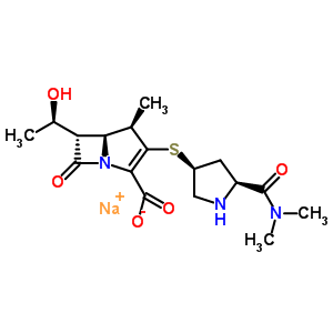 Meropenem Sodium Salt Structure,211238-34-5Structure