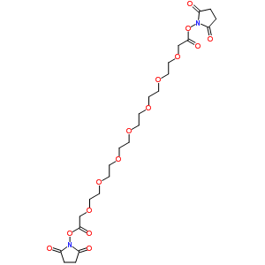 Heptaoxatricosanedioic acid bis(n-hydroxysuccinimide) ester Structure,211746-85-9Structure