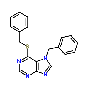 7-Benzyl-6-benzylsulfanyl-purine Structure,21186-47-0Structure