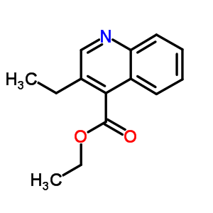 3-Ethylcinchoninic acid ethyl ester Structure,21233-74-9Structure