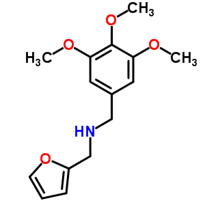 Furan-2-ylmethyl-(3,4,5-trimethoxy-benzyl)-amine Structure,212392-89-7Structure