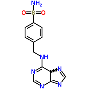 Benzenesulfonamide,4-[(9h-purin-6-ylamino)methyl]- Structure,21266-66-0Structure