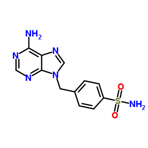 4-[(6-Aminopurin-9-yl)methyl]benzenesulfonamide Structure,21267-98-1Structure