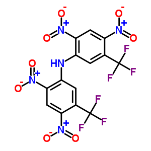 N-[2,4-dinitro-5-(trifluoromethyl)phenyl]-2,4-dinitro-5-(trifluoromethyl)aniline Structure,21299-50-3Structure