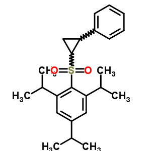 2-(2-Phenylcyclopropyl)sulfonyl-1,3,5-tripropan-2-yl-benzene Structure,21309-04-6Structure