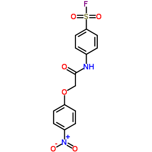 4-[[2-(4-Nitrophenoxy)acetyl]amino]benzenesulfonyl fluoride Structure,21315-95-7Structure