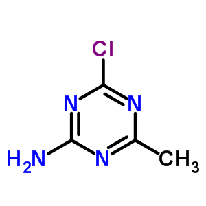 2-Amino-4-chloro-6-methyl-1,3,5-triazine Structure,21320-62-7Structure