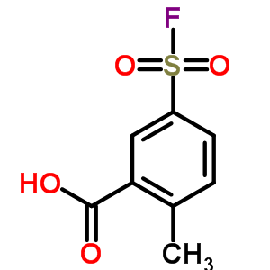 5-Fluorosulfonyl-2-methyl-benzoic acid Structure,21346-65-6Structure