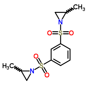 2-Methyl-1-[3-(2-methylaziridin-1-yl)sulfonylphenyl]sulfonyl-aziridine Structure,21384-11-2Structure