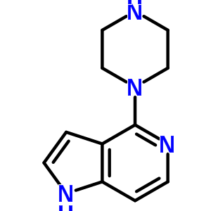 4-(1-Piperazinyl)-1h-pyrrolo[3,2-c]pyridine Structure,214045-67-7Structure