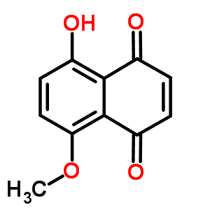 1,4-Naphthalenedione,5-hydroxy-8-methoxy- Structure,21418-04-2Structure