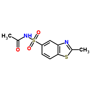 N-[(2-methyl-1,3-benzothiazol-5-yl)sulfonyl]acetamide Structure,21431-24-3Structure