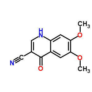 1,4-Dihydro-6,7-dimethoxy-4-oxo-3-quinolinecarbonitrile Structure,214470-52-7Structure