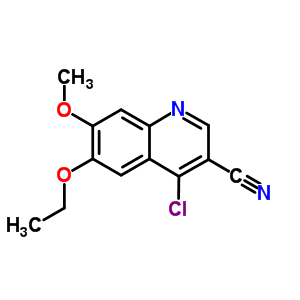 4-Chloro-6-ethoxy-7-methoxy-3-quinolinecarbonitrile Structure,214470-75-4Structure