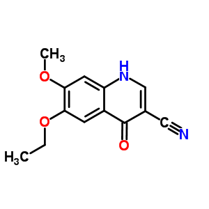 6-Ethoxy-1,4-dihydro-7-methoxy-4-oxo-3-quinolinecarbonitrile Structure,214470-78-7Structure