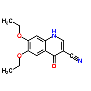 6,7-Diethoxy-1,4-dihydro-4-oxo-3-quinolinecarbonitrile Structure,214476-70-7Structure