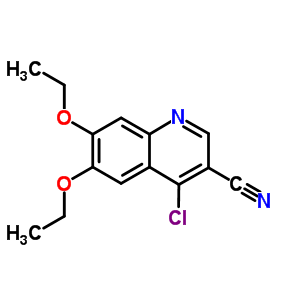 4-Chloro-6,7-diethoxyquinoline-3-carbonitrile Structure,214476-71-8Structure