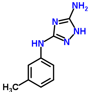 N-(3-methylphenyl)-1h-1,2,4-triazole-3,5-diamine Structure,21505-02-2Structure