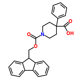 Fmoc-4-phenylpiperidine-4-carboxylic acid Structure,215190-19-5Structure