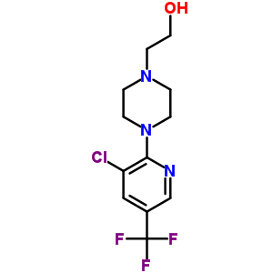 2-[4-[3-Chloro-5-(trifluoromethyl)-2-pyridyl]piperazino]ethan-1-ol Structure,215434-40-5Structure