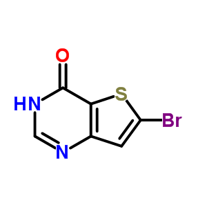 6-Bromo-3h-thieno[3,2-d]pyrimidin-4-one Structure,215927-36-9Structure