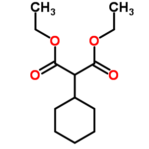 Diethyl 2-cyclohexylmalonate Structure,2163-44-2Structure