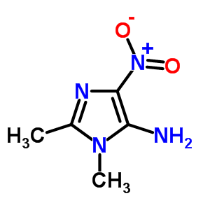 2,3-Dimethyl-5-nitro-imidazol-4-amine Structure,21677-57-6Structure