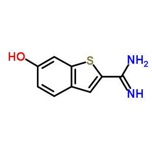 6-Hydroxy-1-benzothiophene-2-carboximidamide Structure,217099-78-0Structure