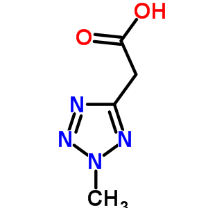 2-(2-Methyltetrazol-5-yl)acetic acid Structure,21743-77-1Structure