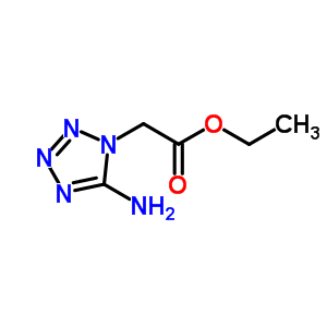 Ethyl (5-amino-1H-Tetrazol-1-yl)acetate Structure,21744-57-0Structure