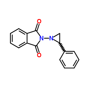 1H-isoindole-1,3(2h)-dione,2-(2-phenyl-1-aziridinyl)- Structure,21865-87-2Structure