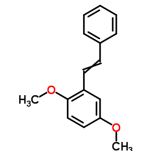 Benzene,1,4-dimethoxy-2-(2-phenylethenyl)- Structure,21889-09-8Structure