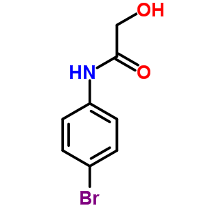 Acetamide,n-(4-bromophenyl)-2-hydroxy- Structure,21919-10-8Structure