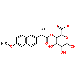 (S)-naproxen iso-acyl-beta-d-glucuronide Structure,219476-92-3Structure