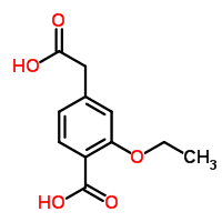 (4-Carboxy-2-ethoxy-phenyl)-acetic acid Structure,220438-80-2Structure