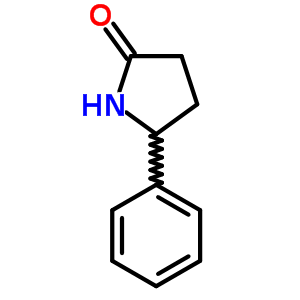 5-Phenyl-2-pyrrolidinone Structure,22050-10-8Structure