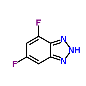 4,6-Difluoro-2h-benzo[d]1,2,3triazole Structure,2208-25-5Structure