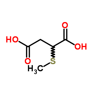 Butanedioic acid,2-(methylthio)- Structure,22119-05-7Structure