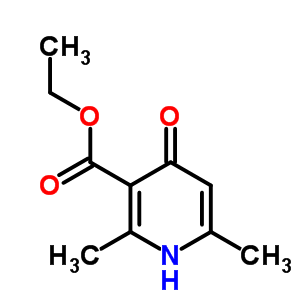 Ethyl 1,4-dihydro-2,6-dimethyl-4-oxopyridine-3-carboxylate Structure,22192-02-5Structure